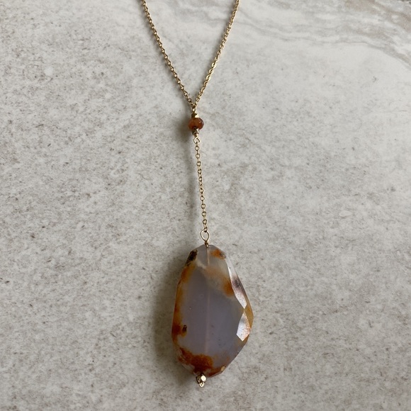 Agate necklace - Picture 1 of 9